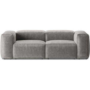 Světle šedá manšestrová pohovka 224 cm Bergamo – Cosmopolitan Design obraz