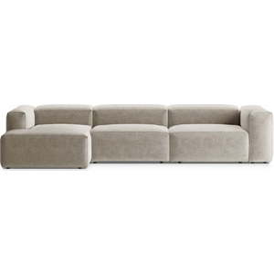 Béžová rohová pohovka (levý roh/s lenoškou) Bergamo – Cosmopolitan Design obraz