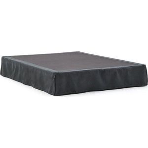 Antracitová čalouněná dvoulůžková postel 160x200 cm Jaira – Kave Home obraz