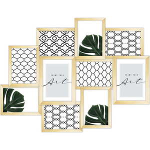 Plastový rámeček na zeď ve zlaté barvě 55x45 cm – knor obraz