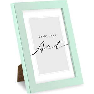 Plastový rámeček v mentolové barvě 14x19 cm obraz