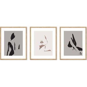 Obrazy v sadě 3 ks 42x52 cm – knor obraz