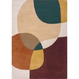 Fialový ručně tkaný vlněný koberec 160x230 cm Glow Purple Multi – Flair Rugs obraz