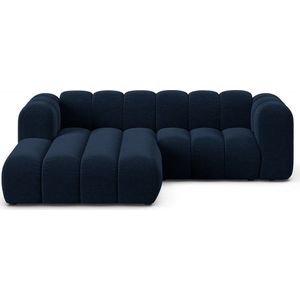 Tmavě modrá rohová pohovka (levý roh) Lupine – Micadoni Home obraz