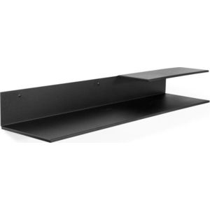 Černá patrová ocelová police 119 cm Folio – Spinder Design obraz