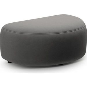 Tmavě šedá sametová podnožka Kate – Micadoni obraz