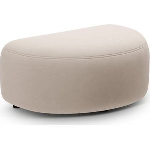 Béžová sametová podnožka Kate – Micadoni obraz