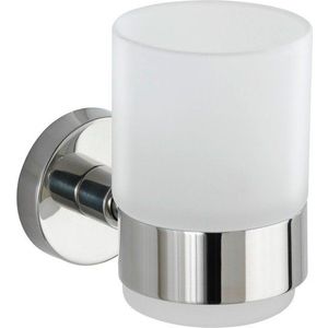 Bílý nástěnný kelímek na kartáčky Wenko Uno Bosio obraz