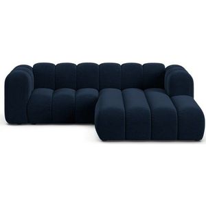 Tmavě modrá rohová pohovka (pravý roh) Lupine – Micadoni Home obraz