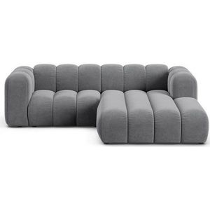 Světle šedá rohová pohovka (pravý roh) Lupine – Micadoni Home obraz