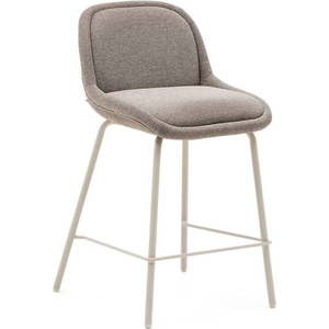 Barová židle šedobéžová (výška sedáku 65 cm) Aimin – Kave Home obraz