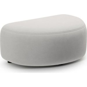 Světle šedá sametová podnožka Kate – Micadoni obraz