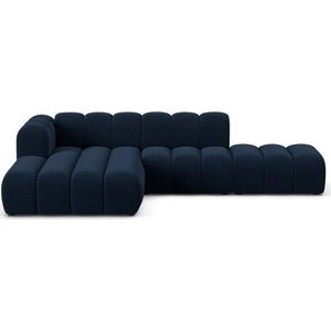 Tmavě modrá rohová pohovka (levý roh) Lupine – Micadoni Home obraz