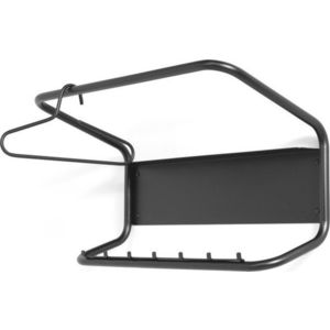 Černý ocelový nástěnný věšák 80 cm Flux – Spinder Design obraz