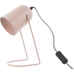 Růžová stolní lampa Leitmotiv Enchant, výška 30 cm obraz