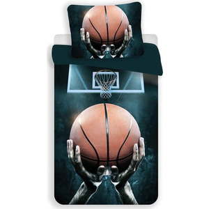 Bavlněné dětské povlečení na jednolůžko 140x200 cm Basketball – Jerry Fabrics obraz