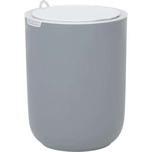 Světle šedý odpadkový koš Addis Sensoric, 8 l obraz