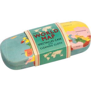 Pouzdro na brýle s čistícím hadříkem Rex London World Map obraz