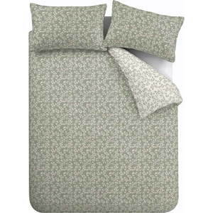 Zelené bavlněné povlečení na jednolůžko 135x200 cm Shadow Leaves – Bianca obraz