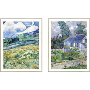Obrazy v sadě 2 ks - reprodukce 30x40 cm Van Gogh – knor obraz