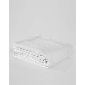 Bílý bavlněný přehoz na dvoulůžko 200x230 cm Plain – Mijolnir obraz