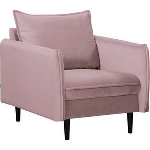 Sametové křeslo v levandulové barvě Juli – Ropez obraz