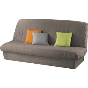 Hnědý 3místný napínací potah na pohovku Essentiel – douceur d'intérieur obraz