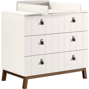 Béžová dětská komoda s přebalovacím pultem 98, 5x94x57 cm Sezane – Vipack obraz