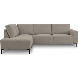 Světle hnědá žinylková rohová pohovka (levý roh/do L) Fabian – Scandic obraz