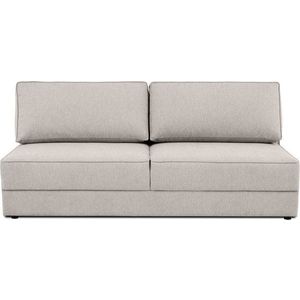 Béžová rozkládací/s úložným prostorem pohovka 202 cm Dora – Scandic obraz