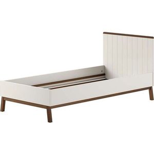 Béžová dětská postel z borovicového dřeva bez roštu 90x200 cm Sezane – Vipack obraz