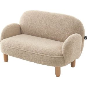 Béžová dětská pohovka z textilie bouclé 89 cm Rocky – Vipack obraz