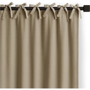 Béžový dimout závěs 140x250 cm Carli Tie – Restilo obraz