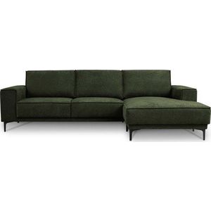 Zelená žinylková rohová pohovka (pravý roh/s lenoškou) Copenhagen – Scandic obraz