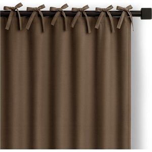 Hnědý dimout závěs 140x250 cm Carli Tie – Restilo obraz