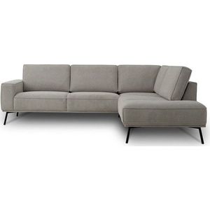 Šedobéžová žinylková rohová pohovka (pravý roh/do L) Amsterdam – Scandic obraz