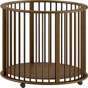 Hnědá dětská ohrádka z bukového dřeva 90x90 cm Dino – Vipack obraz