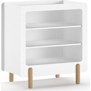Bílá dětská komoda s přebalovacím pultem 88x95x57 cm Smile – Vipack obraz