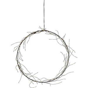 Černá světelná dekorace s vánočním motivem ø 35 cm Nike – Star Trading obraz