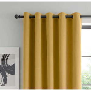 Žluté zatemňovací závěsy v sadě 2 ks 229x229 cm Wilson – Catherine Lansfield obraz