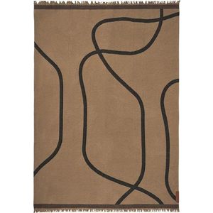 Světle hnědá deka 130x175 cm Shadow – Mette Ditmer Denmark obraz