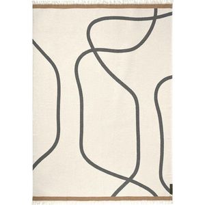 Krémová deka 130x175 cm Shadow – Mette Ditmer Denmark obraz