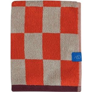 Oranžový/béžový froté ručník z bio bavlny 50x90 cm Retro – Mette Ditmer Denmark obraz