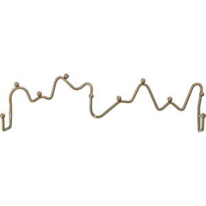 Kovový nástěnný věšák ve zlaté barvě Blu – Bloomingville obraz