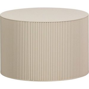 Béžový kulatý konferenční stolek ø 60 cm Sanne – WOOOD obraz