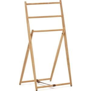 Němý sluha z teakového dřeva v přírodní barvě Roxana – Kave Home obraz