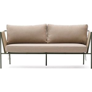 Zelená/béžová čalouněná zahradní pohovka Zivia – Kave Home obraz