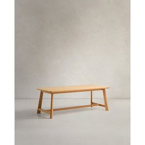 Jídelní stůl s deskou v dubovém dekoru 100x220 cm Idun – Kave Home obraz