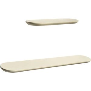 Béžové police v sadě 2 ks 55 cm Arely – Kave Home obraz