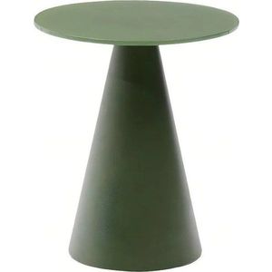 Kulatý odkládací stolek se skleněnou deskou ø 35 cm Wilshire – Kave Home obraz